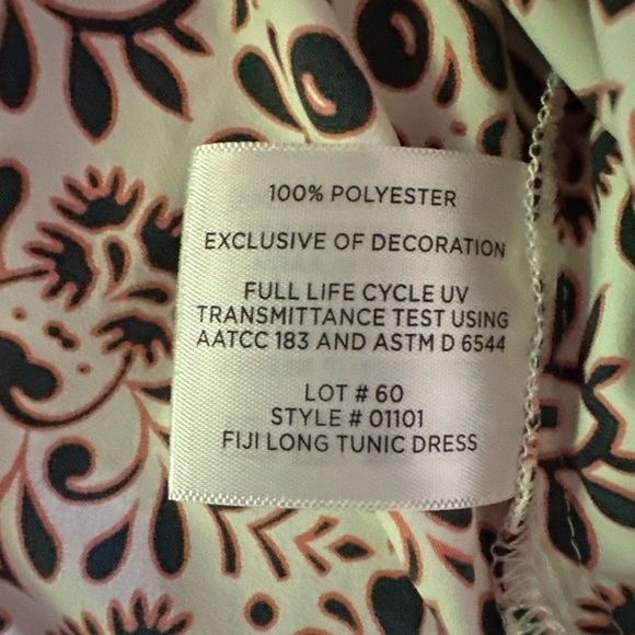 COOLIBAR Fiji Long Tunic Dress UPF 50+ Size XSmall Sun Protecting Size XSmall - Picture 9 of 14